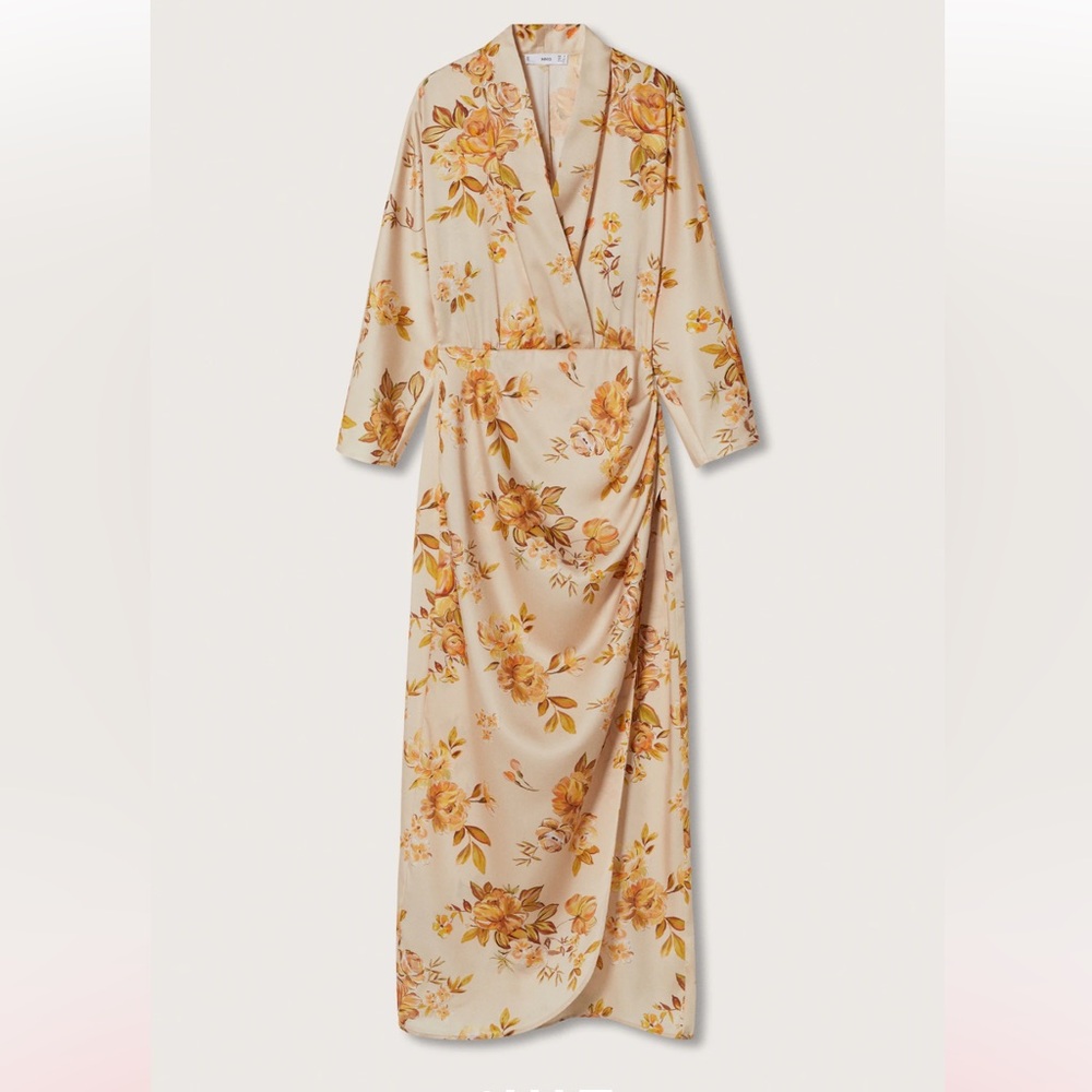 MANGO FLORAL PRINT DRESS. - Picture 8 of 16